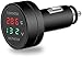 ARCELI 2 in1 Voltmetro per Auto e Display Termometro, 12 V Spina Accendisigari LED Doppio Voltmetro Digitale Temperatura Tester Termometro