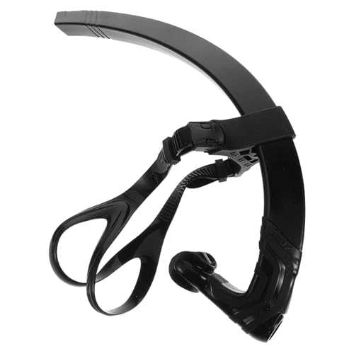 Tubo de respiración para natación con válvula de purga miniatura 1