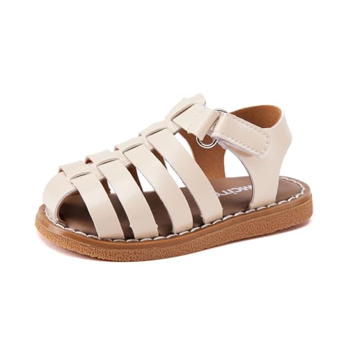 Image of BMCiTYBM Baby Boy Girl Closed Toe Sandals Infant Summer First Walking Shoes Non-Slip Fisherman Sandals 6 9 12 18 24 Months