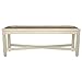 Signature Design by Ashley Bolanburg French Country Upholstered Dining Room Bench, Antique White