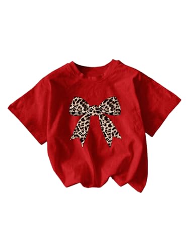 Image of RoseSeek Girl's Graphic Tee Shirt Short Sleeve Round Neck Preppy Casual Trendy Cute Summer Tops