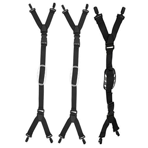 OSALADI 2sets Helmet Liner Chin Strap Adjustable Chin Belt Polyester Material for Use 3pcs*2 Random Color
