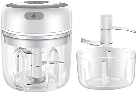 Ruiqas 250ML Mini Electric Food Chopper Rechargeable Cordless Onion Mincer Chopper Kitchen Gadget for Baby Food