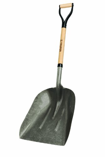 Truper 33115 Tru Pro Western Pattern Steel Scoop D-Handle 27-Inch Garden Tool