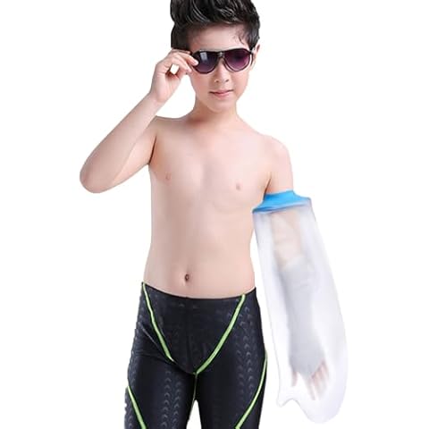 Aileng Kids Arm Cast Cover for Shower Bath,Watertight Full Arm Cast Protector and Reusable Sealed Cast Waterproof Bag to Keep Wound and Bandages Dry (Long-1) Cover
