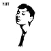 JYIP 7 CM * 15.4 CM Spiritosa Attrice cinematografica Sexy Beauty Audrey Hepburn Adesivo per Auto Deco Decalcomania in Vinile Delicato Nero/Argento C27-0209 Argento