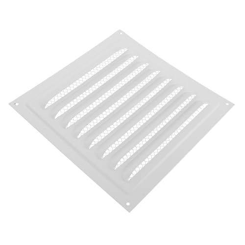 Vaguelly Campana Extractora Con Rejilla De Ventilación De Acero Inoxidable Resistente Intemperie Para Puerta Exterior Rv Ático Garaje y Techo Con Mosquitera Anti-insectos