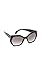 Prada Women's PR 16RS Black/Grey Gradient, 56mm