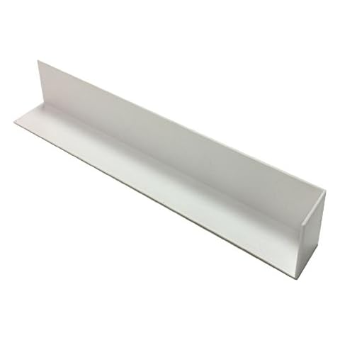 5 x UPVC Plastic Fascia Board Corner Joints White 300mm Square Edge Profile Cover
