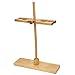 Wooden Funnel Stand Two Holes Adjustable Height Lab Separation Funnel Support Chemical Experimental Apparatus