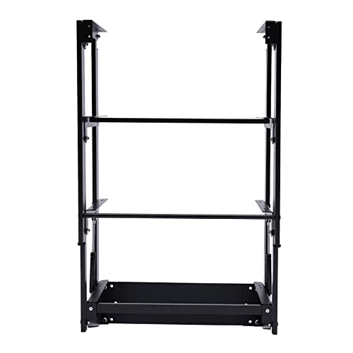 Kensyuint Folding Wall Desk,Wall Mounted Fold Down Table,Floating Wall Desk Storage Shelf,Convertible Console Table Shelf Bookshelf,For Living Room,Bedroom,Office,Study Desk,Dining,Home Bar,Kitchen #TOP2