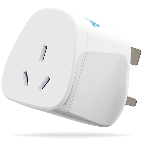 MyTravelPal Australia To UK Plug Adapter | UK Safety Standards | Australia NZ China To UK Travel Adaptor With 10A Fuse | For Australia China New Zealand Argentina Plugs in UK (1 Pack)