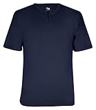 Badger B7930 BD Adt B-Dry Core Plkt T, Navy, X-Large