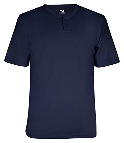 Badger B7930 BD Adt B-Dry Core Plkt T, Navy, X-Large