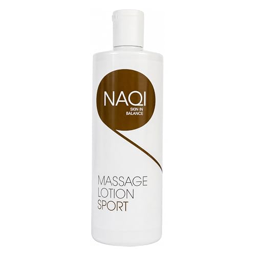 NAQI - Sports Massage Lotion - Pre-Workout and Post-Workout Recovery Treatment - Enhanced Recovery and Performance - Paraben-Free - Dermatologically Tested - Vegan-Friendly - 500 ml