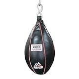 Amber Fight Gear Maize Ball Slip Ball for Boxing Kickboxing Muay Filled with Hanging Chain 5” x 9'