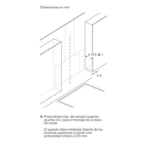 Balay, Campana decorativa de pared inclinada, 90 cm., ExtraSilencio, Control táctil, Posibilidad de recirculación, Cristal Negro, 3BC599AN - imagen 12