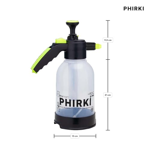 Image of Smart 2L Heavy-Duty Pressure Sprayer - Mist & Stream, Hand Pump for Home, Garden, Pest Control & Cleaning, Portable Hand Compress, Multi-Use Watering Can.