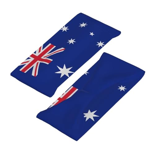 Image of Cute Flag Headbands Women Men Flag Sweatband Sports Headband for Running, Cycling, Yoga Gym, Working Out