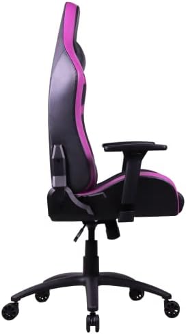 Oversteel DIAMOND - Professional Gaming Chair, Leatherette, 3D Armrests, Height-adjustable, 180° Reclining, Gaslift Class 4, Up to 150Kg, Including Neck and Back Cushion, Colour Purple