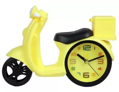 KadioKadio Analog Yellow Clock