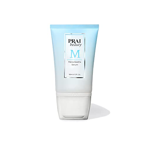 PRAI Beauty M Collection Meno-Soothe Serum Rollerball, Anti-Aging and Anti-Wrinkle Face Serum, Hydrating Serum with Hyaluronic Acid, 3 Oz