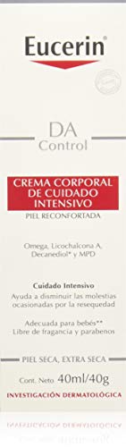 Eucerin Crema Corporal Cuidado Intensivo DA Control, 40 ml