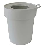 八幡化成 袋が隠れるゴミ箱 way-be TAPTRASH(タップトラッシュ) グレー Lサイズ 10L 246794