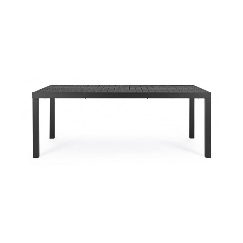 TAVOLO ALLUNGABILE BIZZOTTO HILDE ANTRACITE 75 X 200/300 X 100 CM