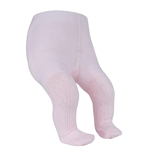 Image of Zando Opaque Cotton Tights for Baby Girls, Infants & Toddlers, Cozy Winter Leggings with Cable Knit Design, Size 0-3M to 6-7T