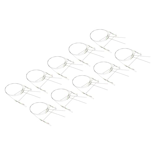 10pcs Fishing Wire Lures,Stainless Steel Anti Tangling Fishing Wire Tackle Rig Leaders for Saltwater Leaders & Leader Rigging (4 Group)