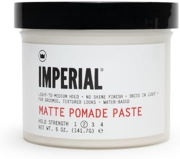 Imperial Barber Grade Products | Matte Pomade Paste, 5 oz
