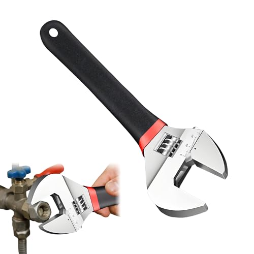 Bansusu 1Pc 150mm Adjustable Wrench Small Metric Scales Adjustable Spanner 6 Inches High Carbon Steel Rust Resistant Spanner with Rubber Anti-Slip Grip Wide Jaw Wrench Max Opening 20mm 1 Bansusu 1Pc 150mm Adjustable Wrench Small Metric Scales Adjustable Spanner 6 Inches High Carbon Steel Rust Resistant Spanner with Rubber Anti-Slip Grip Wide Jaw Wrench Max Opening 20mm