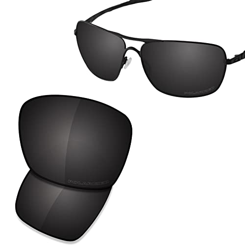 Image of SAUCER Premium Replacement Lenses & Nosepads for Oakley Plaintiff Squared OO4063 Sunglasses