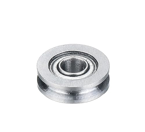 Roulements à billes U603 à gorge profonde assurant un guidage fluide sur rail, 3x10x3mm en acier