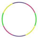 32 Inch Kids Exercise Hoop,8-Piece Detachable Adjustable Weight Fitness Toy for Children...