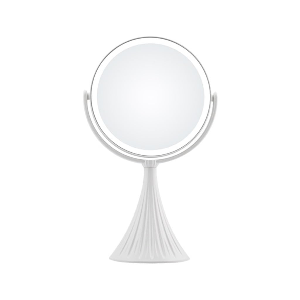 Miroir maquillage LED pour bureau rotatif 360 et amovible
