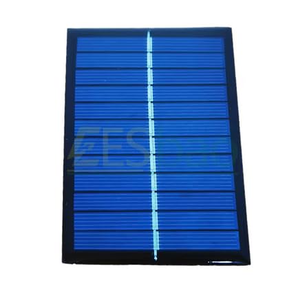 Panneau Solaire Photovoltaïque Polycristallin, 110 x 60 mm, Cellules Polycristallines - Pour Bricoleur - Bricolage Circuit Électrique