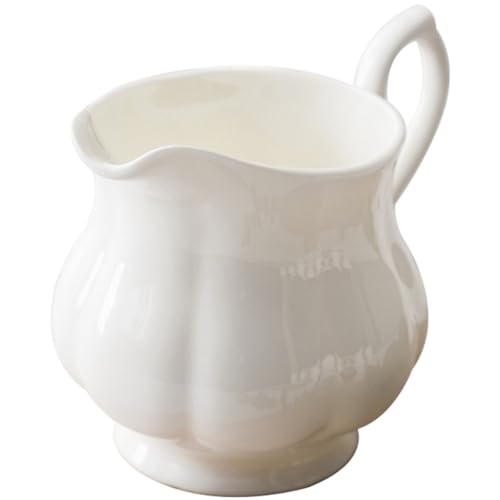 Azucarero de cerámica blanco de 230ml con asa ideal para mesas de postres y cafeterías modernas 2