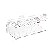 Woideklu Marker Storage Rack for Whiteboard with Eraser Holder for Meeting Room and Home, Clear