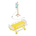 TOYANDONA 1 Set di Letti D' ospedale Casa Delle Bambole con Infusione Bottiglia Modello Mini Letto Infusione Bottiglia Giocattoli Imitazione Ospedale Giocattoli Giocattoli Medico Infermiera