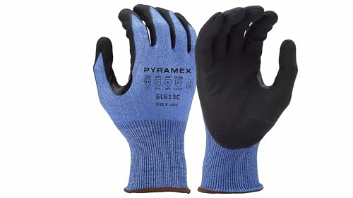 Evite accidentes con Pyramex Safety GL613CX2, guantes anticorte para pantallas