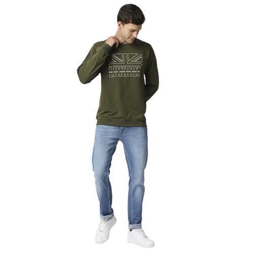 Image of Pepe Jeans Men's Cotton Blend Crew Neck Sweatshirt