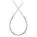 ChiaoGoo 9-Inch Red Line Circular Knitting Needles, 3/3.25mm