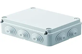 Gewiss GW44007 Electrical Connection Box Table Electric (Grey, 190 mm, 70 mm, 140 mm