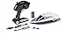 Produktbild Carson 500108047 Speed Boat Nano XL 100% RTR - mit 2.4 GHz Fernbedienung, RC Boot mit Funktionen, ferngesteuertes Boot, Sicherheitsschaltung, RC Boot für Kinder