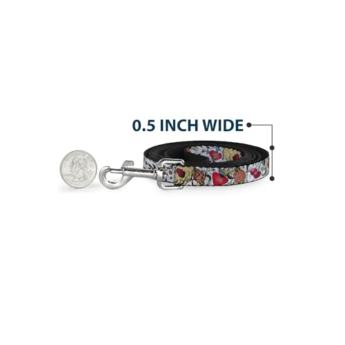 Pet leash Buckle Down blanc 1.5 large, l'accessoire raffiné pour chien - 5