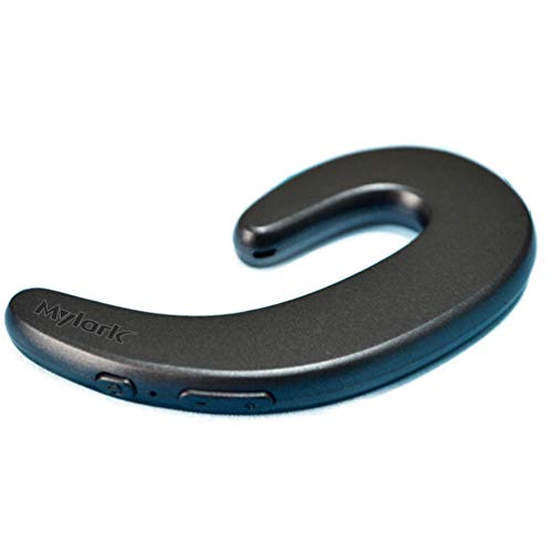 MYLARK Bluetooth Headphones Non Ear Plug Bluetooth Earpiece Earbuds with Microphone Hand Free Calling, Instead of Bone Conduction Headphone. (1 Pcs)