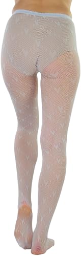 Image of ToBeInStyle Women's Valentine Day Themed Opaque Sheer Pantyhose w /Heart Love
