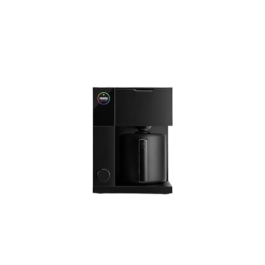 Fellow Aiden Precision Coffee Maker – 10-Cup Thermal Carafe, Programmable Drip Coffee Machine, Single Serve & Batch Brew, Adjustable Brew Strength, Removable Water Tank, Matte Black